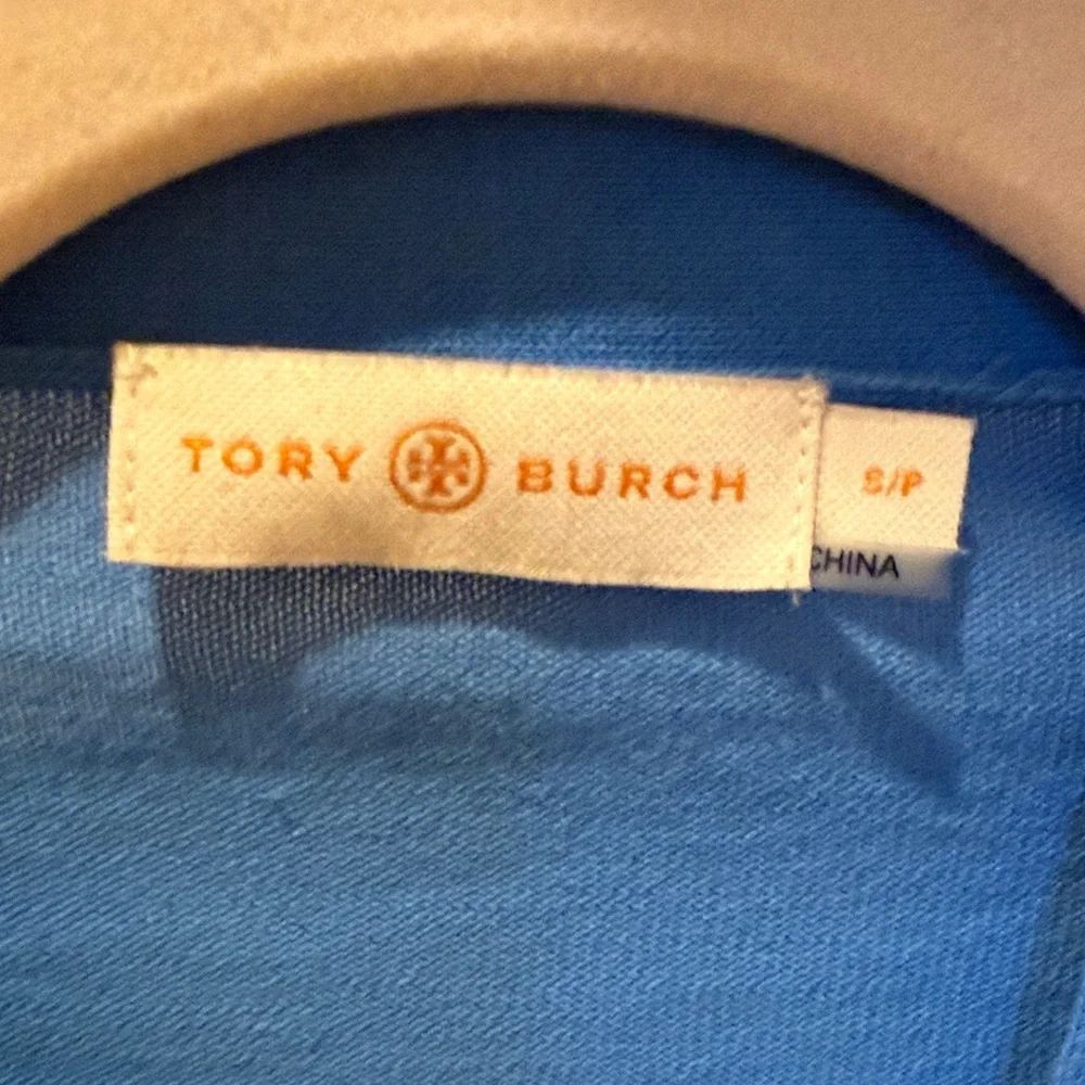 Tory Burch (2) Blue and White Cardigan Set - Picture 3 of 9